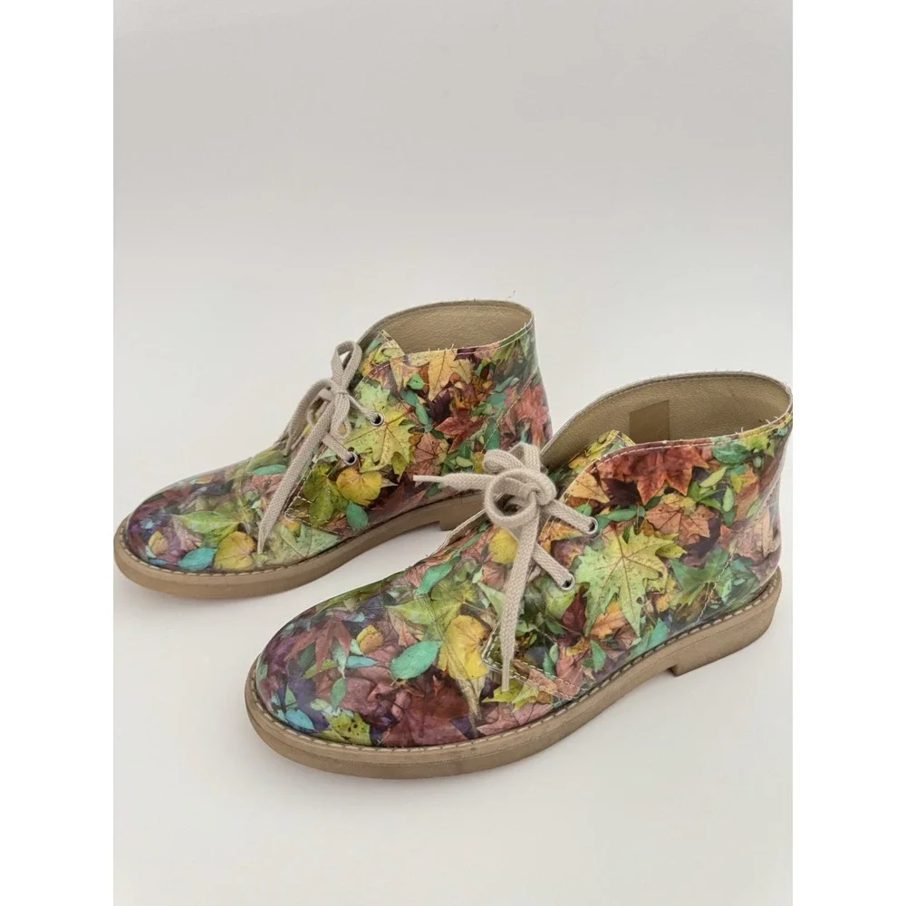 French Sole‎ FS/NY Patent Leather Boots Italy Sz 37/7 Comfort. Some Wear Marks